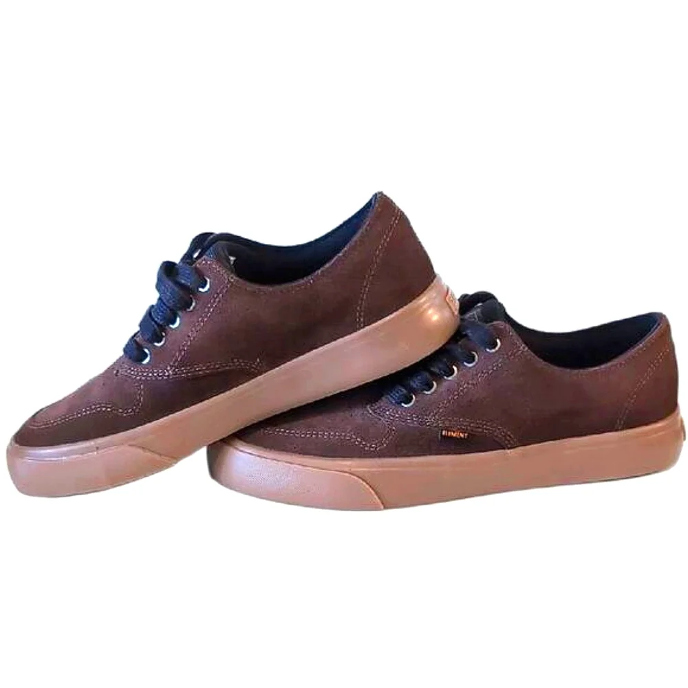 Element Unisex Brown Sneakers Skate Style Size 7 - Picture 5 of 11